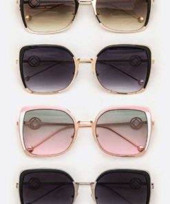 2D Diamond Frame Sunglasses