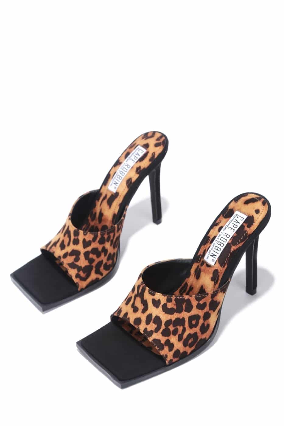 Buy London Rag Animal Print Black Heels Online